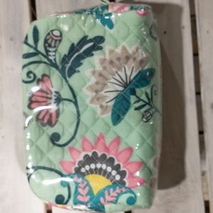 A Vera Bradley makeup bag
